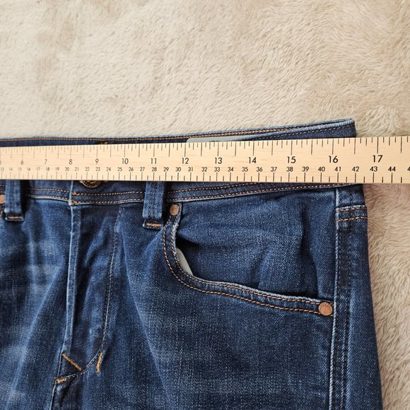 Diesel Larkee-Beex Regular Tapered Blue Denim 0857Z Stretch (Measurement Photos) - Picture 2 of 12